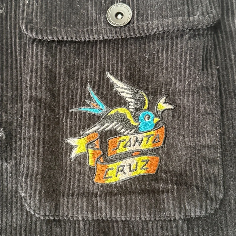 Santa Cruz Skateboards Sommer Sparrow Mens Oversized Corduroy SHACKET